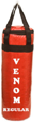 

Venom REGULAR 4.0 FEET, MATERIAL : SYNTHETIC LEATHER, RED COLOR, UNFILLED WITH HANGING STRAPS Hanging Bag(4.0, 48 kg)