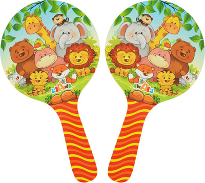 

Toys Factory ids Table Tennis Rackets, Balls In cartoon Prints In many Colours Multicolor Tennis Racquet(G3 - 4 3/8 Inches, 0.2 g)