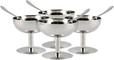 

FNS International Pudding set Bowl Spoon Serving Set(Pack of 4)