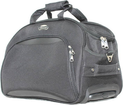 

Encore Luggage ENCORE ROLLER DUFFEL 20 BLACK Small Travel Bag - 20 INCHES(Black)