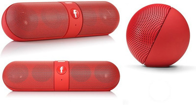 Rich Walker Rw1_CAPS_RED 3 W Portable Bluetooth Speaker(Red, Mono Channel)