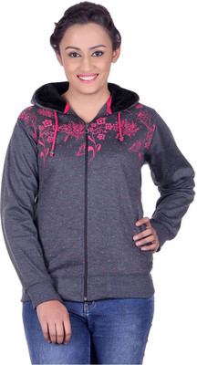 Goodluck Full Sleeve Solid Women Sweatshirt