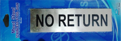 

Riddhi Siddhi NO RETURN -metal board Sign(1)