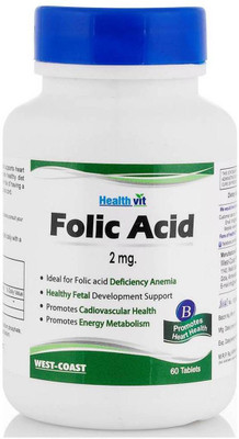 

HealthVit Folic Acid 2 mg(60 No)