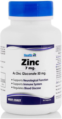 

HealthVit Zinc Gluconate 50 mg(60 No)
