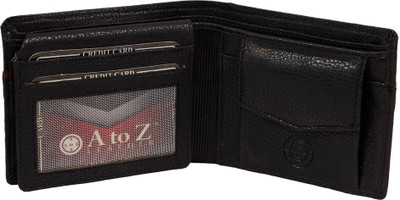 

pocket bazar Boys Black Artificial Leather Wallet(5 Card Slots)