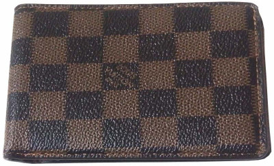 BABA BLESSINGS Boys Brown Fabric Wallet(12 Card Slots)