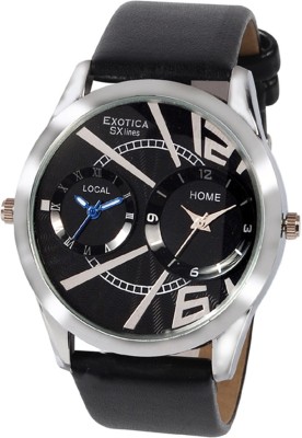 Exotica Fashion RB-EF-81-Dual-Black Watch  - For Men   Watches  (Exotica Fashion)