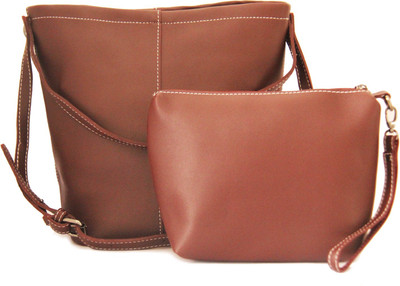 

Vezela EVEZELA0054 Sling Bag(Brown, 6 inch)