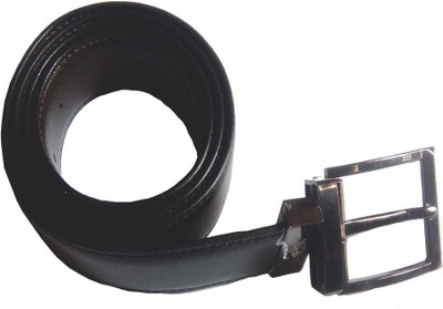 

BABA BLESSINGS Men Formal Black Texas Leatherite Reversible Belt
