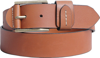 

Hidea Men Casual Tan Genuine Leather Belt