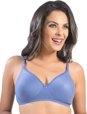 Sonari felong Women T-Shirt Lightly Padded Bra(Blue)