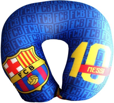 

FC Barcelona Multicolor Polyester Car Pillow Cushion for Universal For Car(Round, Pack of 1)