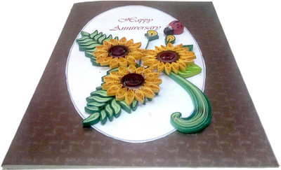 

TiaCrafts Greeting Card(Yellow, Pack of 1)