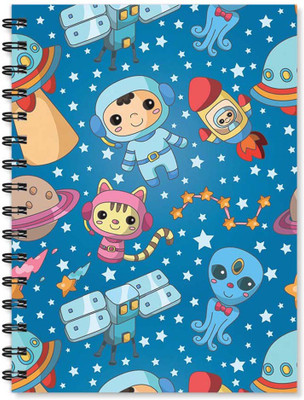 

100yellow A5 Notebook(Notebook | Printed Note book | Designer Wire Bound Ruled Paper Sheets Personal and Office Stationary Notebooks Diary-Ideal for Kids (170 Pages, Blue), Multicolor)