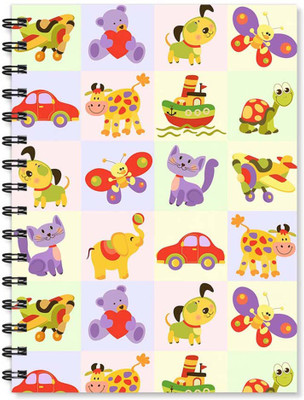 

100yellow A5 Notebook(Notebook | Animal & Bird Printed Note book | Designer Wire Bound Ruled Paper Sheets Personal and Office Stationary Notebooks Diary-Ideal for Kids, Multicolor)