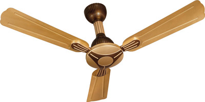 Polar SIENNA 3 Blade Ceiling Fan(Brown, Pack of 1)