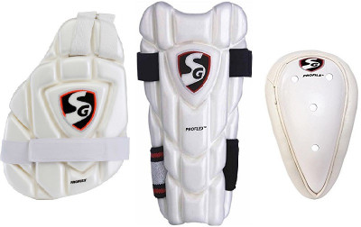 

SG Combo of Three, One 'Proflex' Inner Thigh Guard, One 'Profile' Abdominal Guard and One 'Proflex' Elbow Guard- Cricket Guard Combo(Multicolor