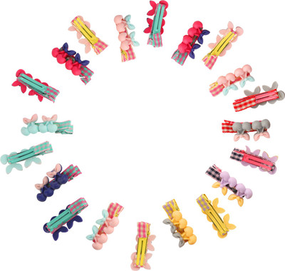 

WHIRLING BUTTERFLIES Pair Of 10 Stylish Hair Clip(Multicolor)