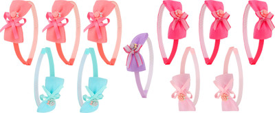 

WHIRLING BUTTERFLIES Pack Of 11 Fancy Hair Band(Multicolor)