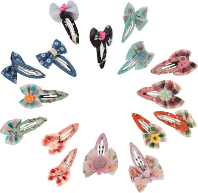 

WHIRLING BUTTERFLIES Pair Of 8 Beautiful Hair Clip(Multicolor)