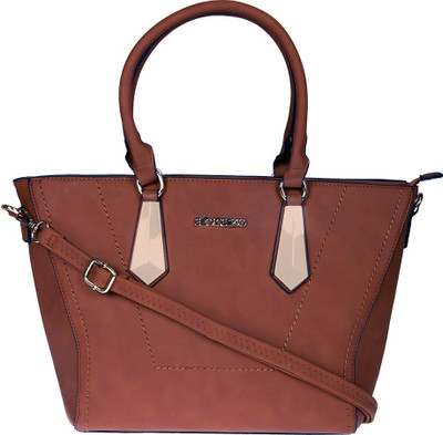 

abrazo Hand-held Bag(Brown)