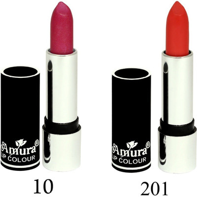 

Amura Black Beauty Lip Colour Set of 2(10201, 4.5 g)
