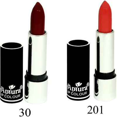 

Amura Black Beauty Lip Colour Set of 2(30201, 4.5 g)
