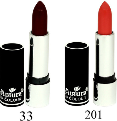 

Amura Black Beauty Lip Colour Set of 2(33201, 4.5 g)