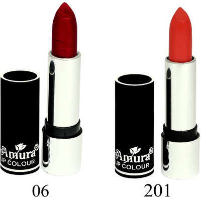 

Amura Black Beauty Lip Colour Set of 2(6201, 4.5 g)