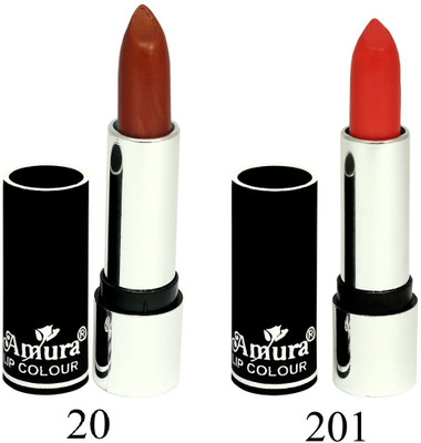 

Amura Black Beauty Lip Colour Set of 2(20201, 4.5 g)