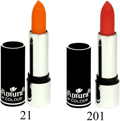 

Amura Black Beauty Lip Colour Set of 2(21201, 4.5 g)