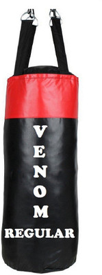 

Venom REGULAR 1.5 FEET, SRF-STANDARD MATERIAL, BLACK AND RED COLOR, UNFILLED WITH HANGING STRAPS Hanging Bag(1.5, 18 kg)