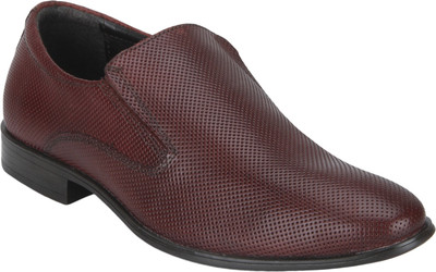 

Red Tape Men Leather Slip On For Men(Brown, Bordo