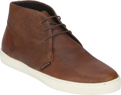 

Red Tape Men Leather Boots For Men(Tan