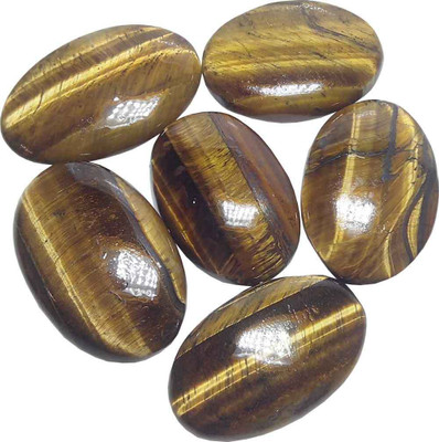 

Aldomin Golden Tiger's Eye Cabochon Decorative Showpiece - 0.1 cm(Crystal, Brown)