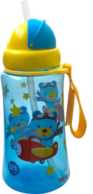 

Apple Baby Feeding Cup With Flip Top & Strap(Blue)