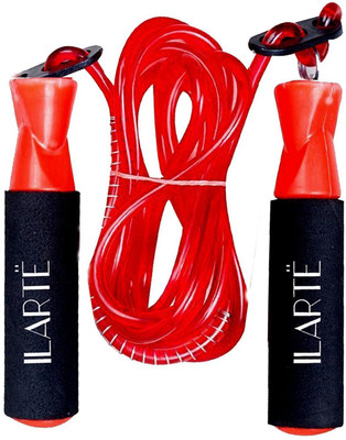 

ILARTE Skipping Rope Freestyle Skipping Rope(Red, Length: 259 cm)