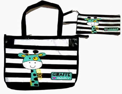 

Must Visit Boys & Girls Casual Black, White Nylon Hand-held Bag