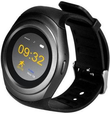 

ShopyBucket Best T11 smart watch with Sim/Memory Card Slot For Men/Women/Kids Compatible Black Smartwatch(Red Strap FreeSize)