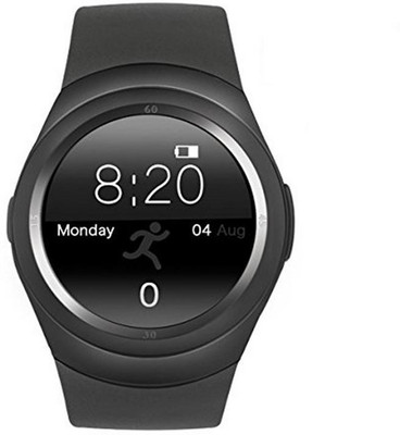 

ShopyBucket High Quality Black T11 Bluetooth Smartwatch Support SIM Card Compatible with Xiaomi Mi, Lenovo, Apple, Samsung, Sony, Oppo, Vivo and ALL other Smartphones Black Smartwatch(Black Strap Free Size)