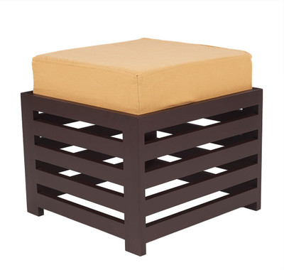 

ARRA Engineered Wood Standard Ottoman(Finish Color - Light Brown)