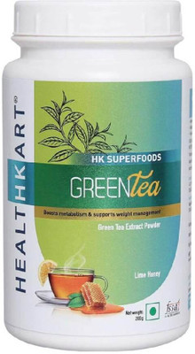 

Healthkart Green Tea Powder - 200 g Lime, Honey Green Tea Plastic Bottle(200 g)