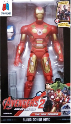 

GRAPPLE DEALS Avengers Iron Man Action Figure Toy For Kids.(Multicolor)