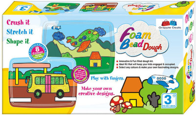 

GRAPPLE DEALS Foam Bead Dough, Make Your Own Creative Design With This Kit For Kids..