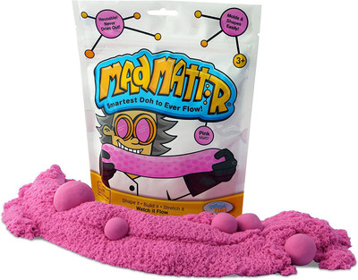 

Waba Fun Mad Mattr Smartest Doh to Ever Flow! Sand Compound, Pink, 10 Ounce