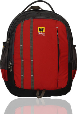

Liviya SB-1184 38 L Backpack(Red, Grey), Grey;red