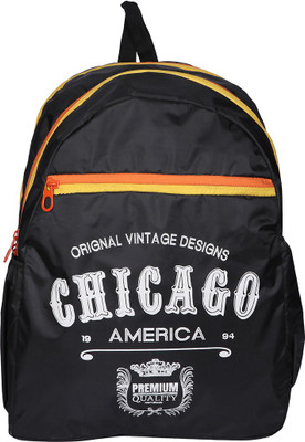 

Via Harp METRO CHICAGO BACKPACK 12 L Laptop Backpack(Black)