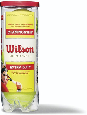 

Wilson Championship (Pack of 3) Tennis Ball(Pack of 3, Yellow)
