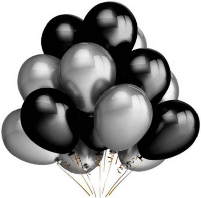 

Shop Online Solid Theme My Party Silver & Black Balloons (Pack of 500) Balloon(Black, Silver, Pack of 500)